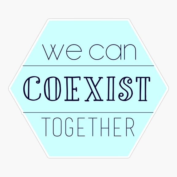 Coexist Sticker