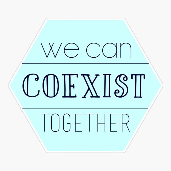Coexist Sticker