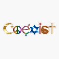 thumbnail image 1 of Coexist Unity Peace Message Sticker, 1 of 4