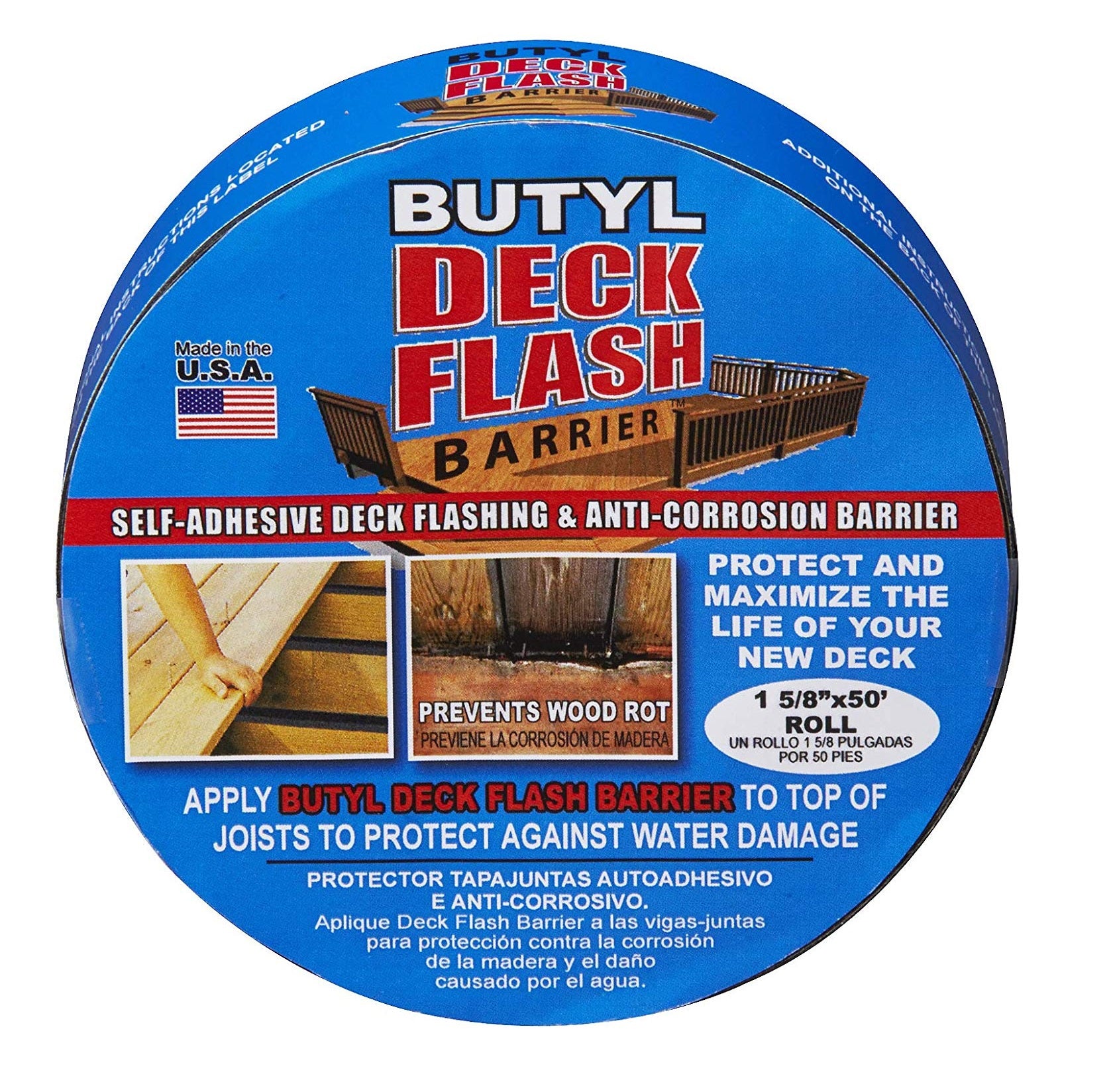 Cofair BDFB1550 Butyl Deck Flash Barrier, Black, Each