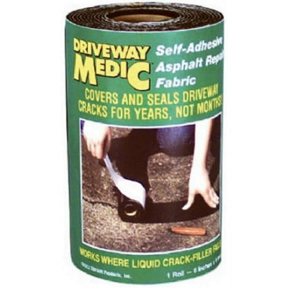 Driveway Medic 6 In. x 9 Ft. Asphalt Repair Fabric 609MD
