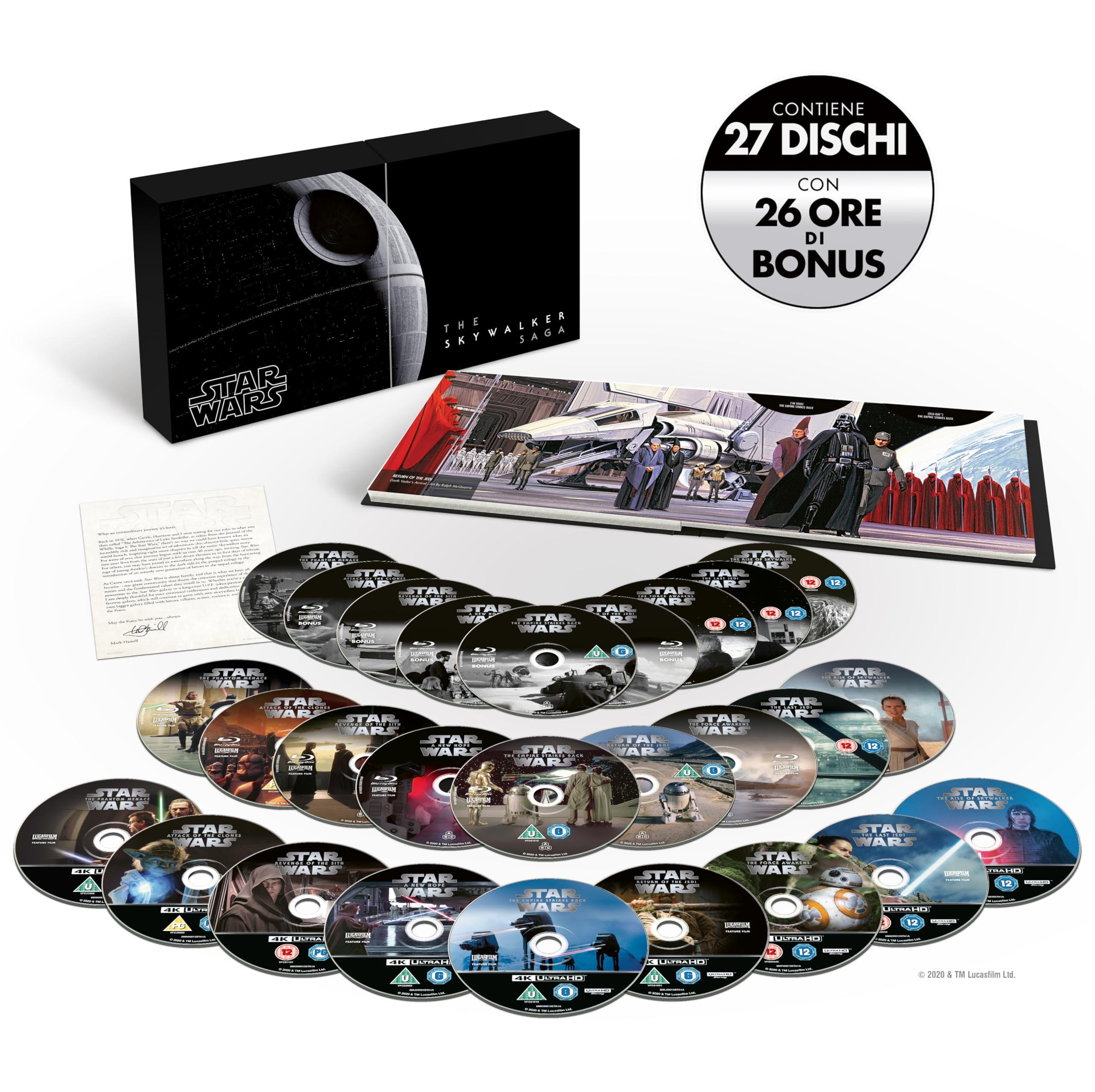 洋画・外国映画 Star wars Saga Steel book set Blue ray star-wars-collection-blu-ray-