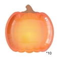 thumbnail image 1 of CofeeMO 10 Pcs Fall Pumpkin Paper Plates Fall Disposable Plates Autumn Harvest Party Tableware Harvest Orange Dinner Plates for Thanksgiving Holiday Dining Kitchen Party Supplies (9 Inch), 1 of 6