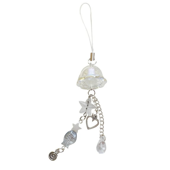 CofeeMO Cute Phone Charms Cell Phone Charms Strap Accessories with Star Heart for Bag Keychain Camera Decor