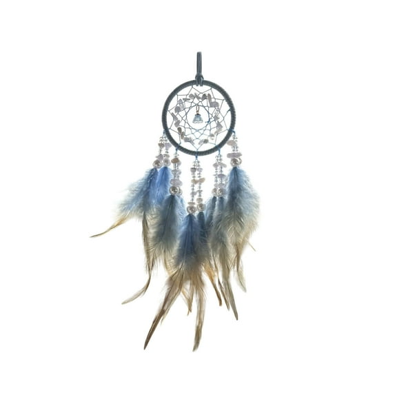 CofeeMO Dreamcatcher Wall Decor Wind Chime Feather Hanging Dream Catcher Pink Unique Bohemian Pendant Dream Net for Home Office Peaceful Decoration​​