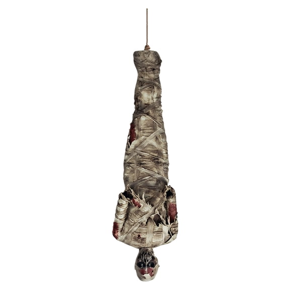 CofeeMO Halloween Decorations, 41 Inch Hanging Spooky Scary Creepy Mummy Clings Decals, for Indoor Outdoor Home Hallomas Party Decor
