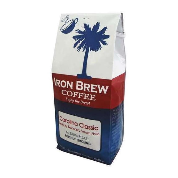 Coffee, Carolina Classic, Bag, Caffeinated, Ground, 12 oz B-12CR