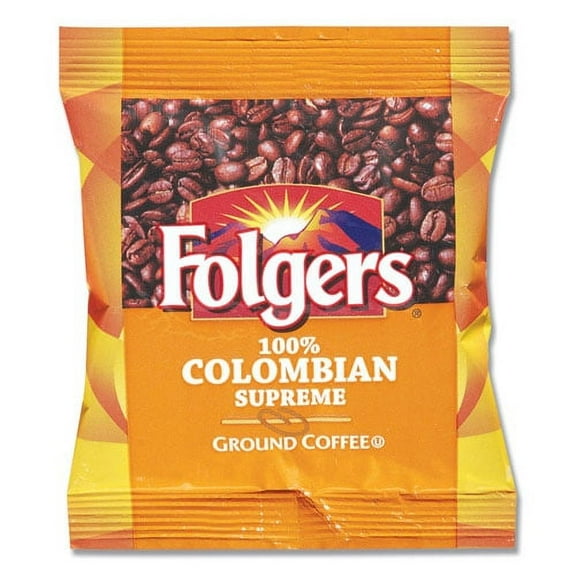 Coffee, 100% Colombian, Ground, 1.75oz Fraction Pack, 42/carton | Bundle of 2 Cartons