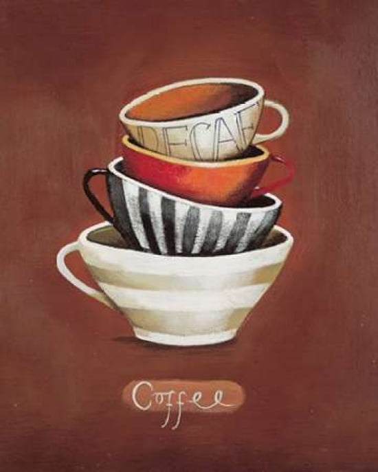 Coffee 2 Canvas Art - Nicola Evans (24 x 30)