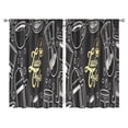 thumbnail image 1 of Coffee (84)_24 Curtains-blackout Curtains Bedroom Decor Living Room Darkening Grommet Window Drapes 2 Panels Set 52"x 84", 1 of 2