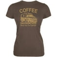 thumbnail image 1 of Coffee Ambulance Saving Lives Juniors Soft T Shirt Brown MD, 1 of 1