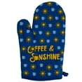 thumbnail image 1 of Coffee and Sunshine Oven Mitt Cute Morning Breakfast Baking Graphic Novelty Kitchen Glove, 1 of 5