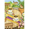 thumbnail image 1 of Coffee And Wrens Garden Flag, 1 of 1