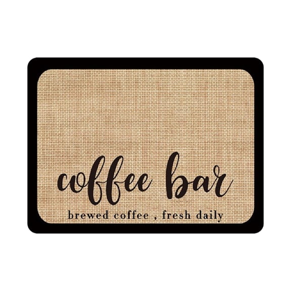 Coffee Bar Absorbent Rubber 16 x 12 Counter & Drying Mat