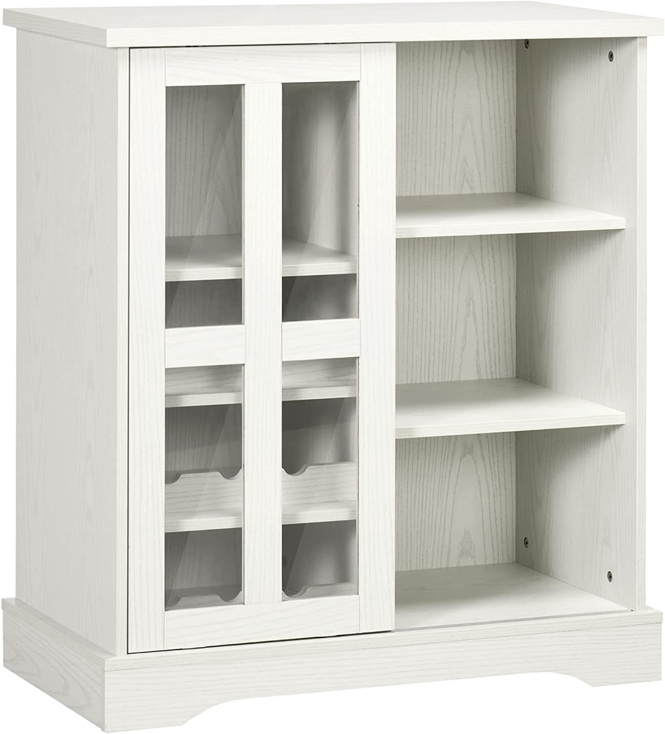Coffee Bar Cabinet, Sideboard Buffet Cabinet with Sliding Door, Wine ...