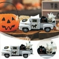 thumbnail image 1 of Coffee Bar Decoration Retro Truck Halloween Ornament with Three Cute Miniatures for Kitchen Tabletop Layered Tray Display Farmhouse Style, 1 of 5