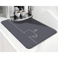 thumbnail image 1 of Coffee Bar Mat Accessories for Countertop Absorbent Hide Stain Rubber Backed Dish Drying Mats for Kitchen Counter Draining Pad Decor Gift Fit Under Coffee Maker Coffee Pot Espresso Machine (20x12in), 1 of 5