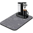 thumbnail image 1 of Coffee Bar Mat Accessories for Countertop Super Absorbent Anti-Slip Silicone Flower Dish Drying Mats for Kitchen Counter Draining Pad Decor Gift Fit Coffee Maker Coffee Pot Espresso Machine 19inx12in, 1 of 6