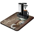 thumbnail image 1 of Coffee Bar Mat Accessories for Countertop Super Absorbent Anti-Slip Silicone Flower Dish Drying Mats for Kitchen Counter Draining Pad Decor Gift Fit Coffee Maker Coffee Pot Espresso Machine 24inx18in, 1 of 6