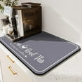 thumbnail image 1 of Coffee Bar Mat for Countertops 19inx12in,Absorbent Hide Stain Anti-Slip Cafe Bar Accessories Fit Under Coffee Machine Mat,dish drying mats for kitchen, 1 of 8