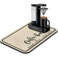 thumbnail image 1 of Coffee Bar Mat Rubber Dish Drying Mat For Kitchen Counter Coffee Mat for Home Bar Gift Kitchen Mat Coffee Bar Accessories Decorative Coffee Shop Chocolate Dish Drying Pad 19.5x12in, 1 of 6