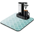 thumbnail image 1 of Coffee Bar Mat Rubber Dish Drying Mat For Kitchen Counter Coffee Mat for Home Bar Gift Kitchen Mat Coffee Bar Accessories Decorative Coffee Shop Chocolate Dish Drying Pad 16"X 18", 1 of 7