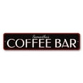 thumbnail image 1 of Coffee Bar Novelty Decor, Metal Wall Sign - 4x18 Inches, 1 of 4