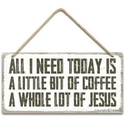Coffee Bar Open Daily Cafe Decor Wood Hanging Plaque 5X10 Inch Coffee Signs Modern Bar Accessories Kitchen Home Pub Shop Coffee Station Farmhouse Decorative