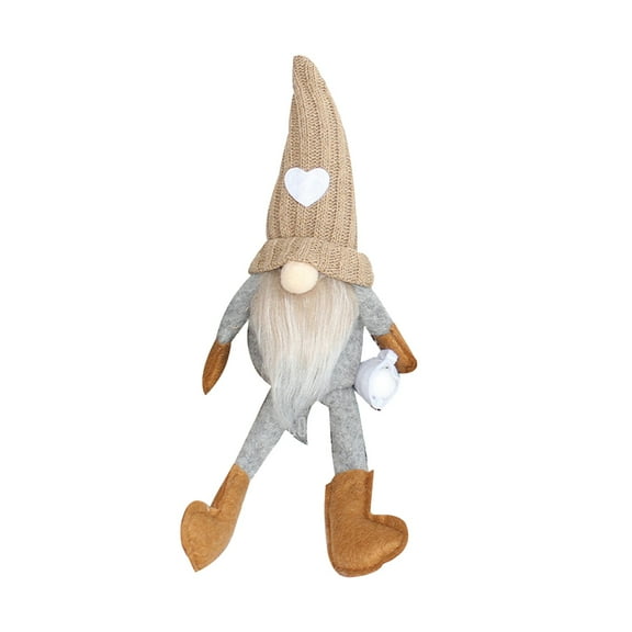 Coffee Bar Plaid Swedish Dangle Leg Shelf Sitter Farmhouse Kitchen Decorative Toy