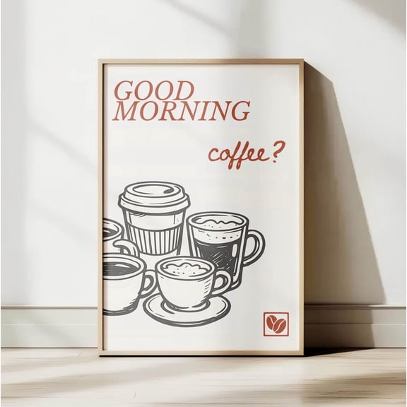 Coffee Bar Wall Art Print