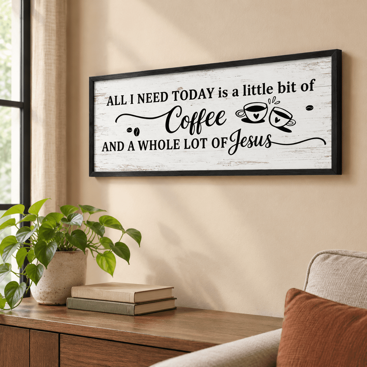 Coffee Bar Wall Decor Rustic Artwork 32