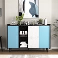 thumbnail image 1 of Coffee Bar and Sideboard Cabinet | Store Daily Necessities | Durable MDF Structure | Organizes Home Items, 1 of 2