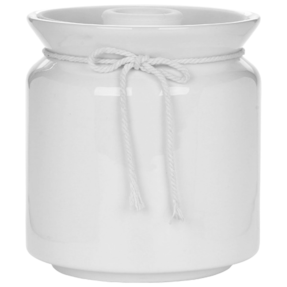 Coffee Bean Canisters Ceramic Jar Vintage Red Porcelain Kitchen