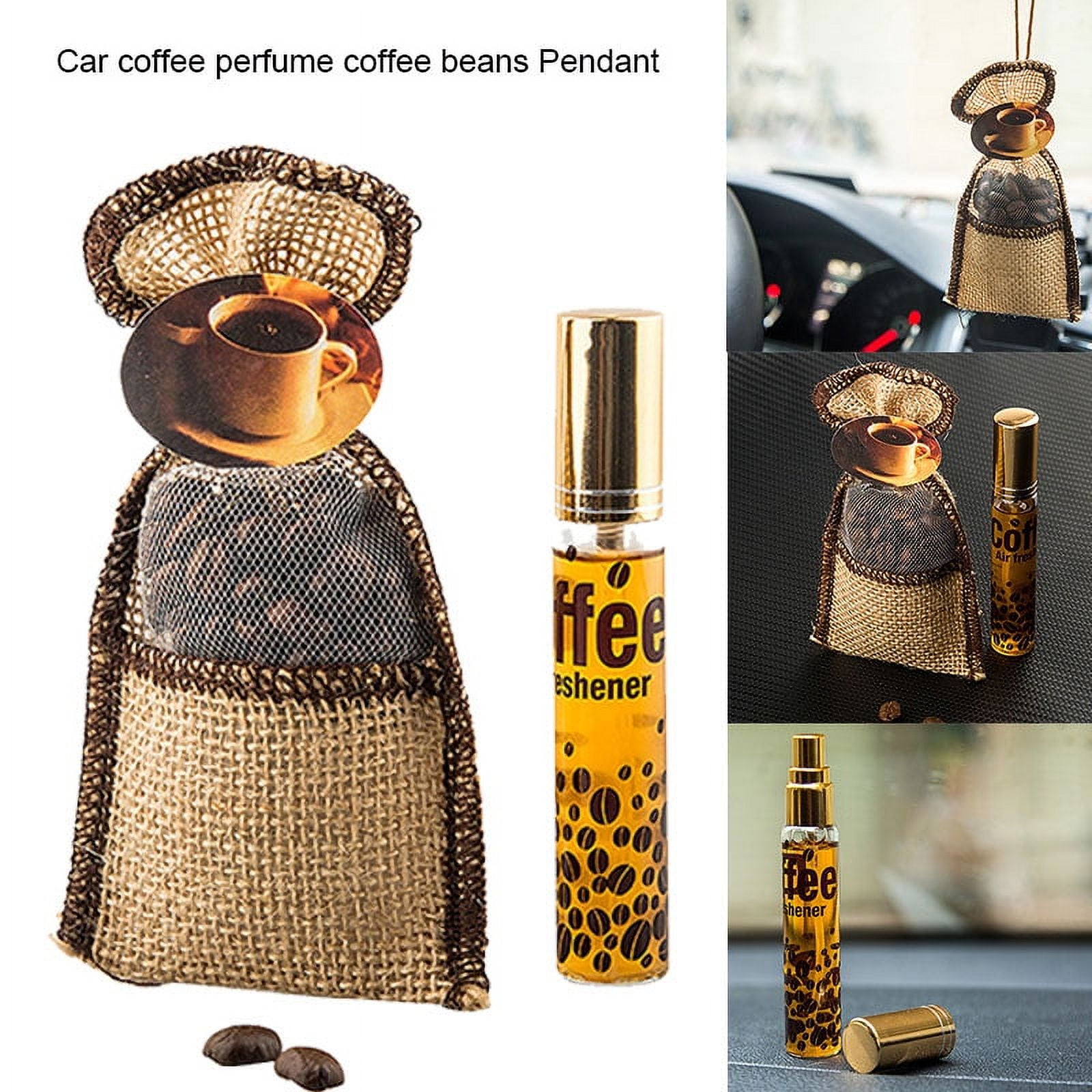 Coffee Bean Hanging Sachet Coffee Perfume Aromatherapy Car Pendant