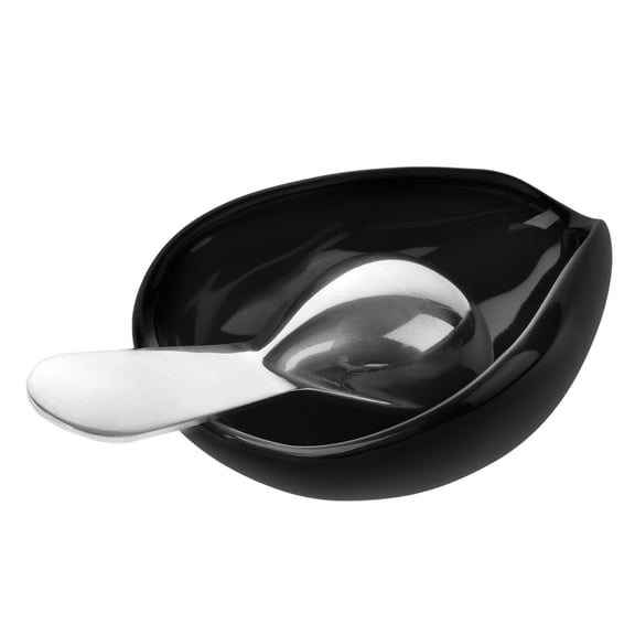 HOMEMAXS 1 Set Ceramic Coffee Bean Container with Measuring Plate and Spoon