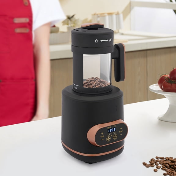 Coffee Bean Roaster, 1500W Electric Coffee Roaster Machine with 0.22 Lb Capacity, Automatic Cool Down for Home Use