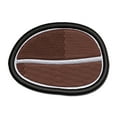 thumbnail image 1 of Coffee Bean Solid Applique Multi-Color Embroidered Hook & Loop Patch - 3.5 Inch Large, 1 of 5