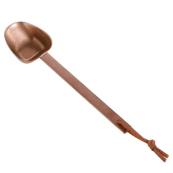 Coffee Bean Spoon Compact Teaspoon for Ingredients Seasoning Ground Coffee rose gold