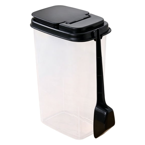 Coffee Bean Storage Container - Canister with Spoon, Suitable for Whole Beans & Ground Coffee, Pantry Organization and Storage for Food, Sugar, Flour, Tea