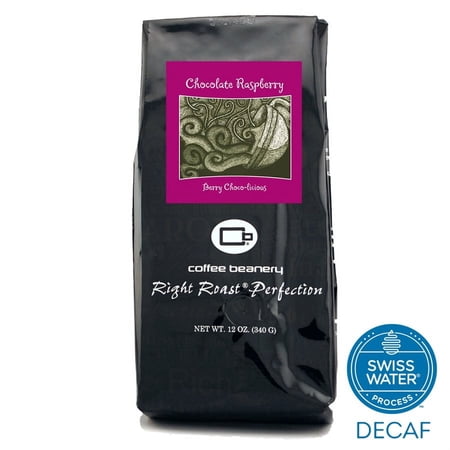 Coffee Beanery Chocolate Raspberry Flavored Coffee SWP Decaf 12 oz. (Whole Bean)