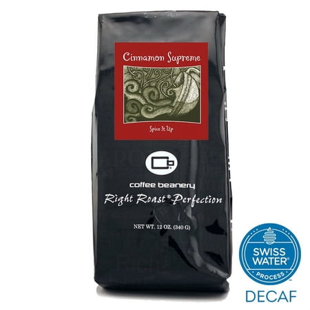 Coffee Beanery Cinnamon Supreme Flavored Coffee SWP Decaf 12 oz. (Automatic Drip)