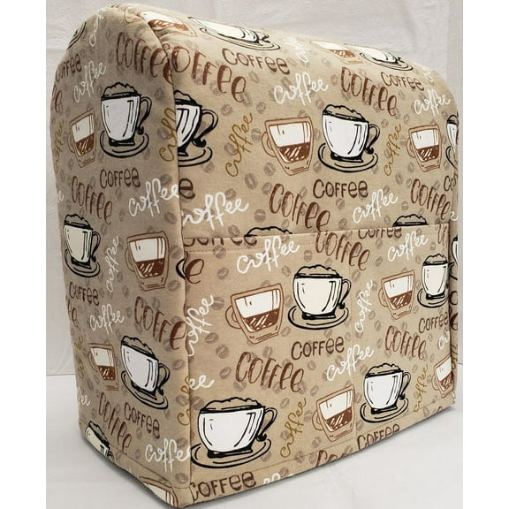 Coffee Beans Cover Compatible with Kitchenaid Stand Mixer by Penny's Needful Things (All Coffee Beans, 4.5/5qt Tilt Head)