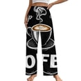 thumbnail image 1 of Coffee Beans Cup Pajama Pants Comfortable Elastic Waist Pajamas Fashion Sleepwear Bottoms Plus Size Homewear, 1 of 6