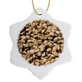 thumbnail image 1 of 3drose, Coffee Beans Drying, Agriculture, Costa Rica - Sa22 Dfr0121 - David R. Frazier, 3 inch Snowflake Porcelain Ornament, 1 of 7