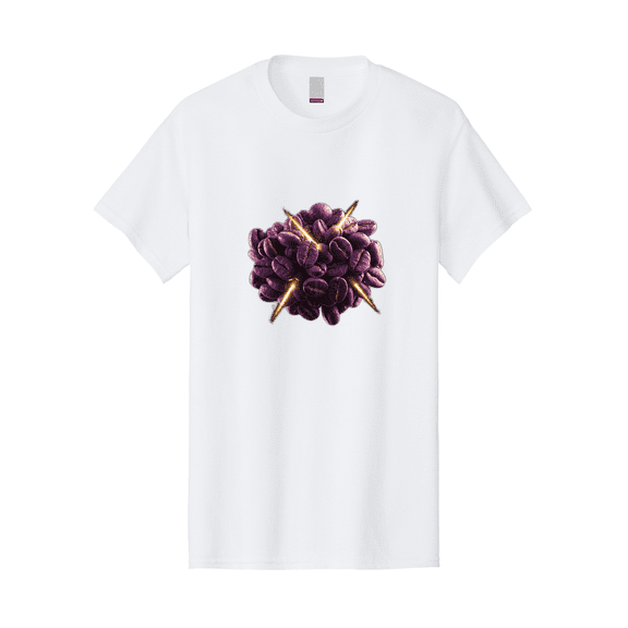 Coffee-Beans Mens Graphic Tee, 100% Cotton, Casual Summer Wear