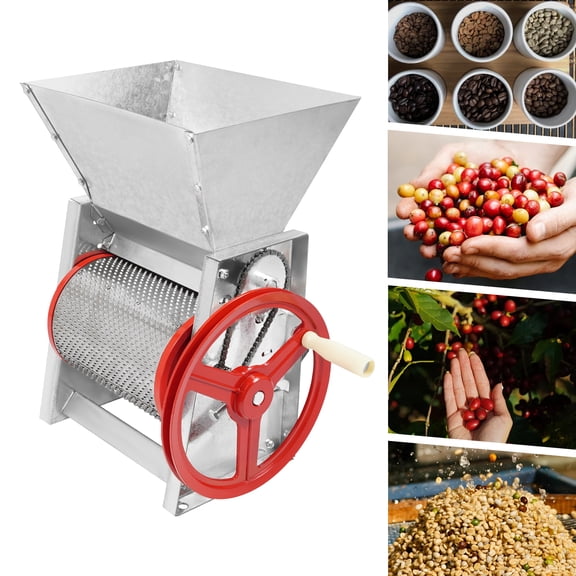 Coffee Beans Peeling Machine, Manual Coffee Bean Shelling Machine, Hand Crank Coffee Beans Peeling Machine