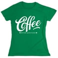 thumbnail image 1 of Coffee Before Questions Sarcastic Humor Novelty Funny Women's Casual Tees, 1 of 3