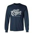 thumbnail image 1 of Coffee Before Questions Sarcastic Humor Novelty Men's Long Sleeve Shirts, 1 of 3