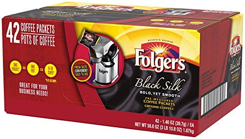 1.4 oz. Packet Coffee - Black Silk (42/Carton)
