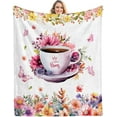 thumbnail image 1 of Coffee Blanket for Women,Super Soft Throw Blanket 50 * 60in for Couches Chairs Beds, 1 of 6